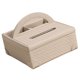 thumbnail image 3 of Caja de almacenamiento para toallas faciales, dispensador de servilletas, soporte para control remoto con asa, pañuelos Beige, 3 of 9