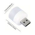 thumbnail image 2 of USB Night-light Dormitory Charging Treasure Computer Mobile Power Charging Head Led Lamp, 2 of 5
