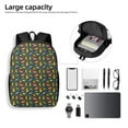thumbnail image 4 of Uemuo Cartoon Dino Printed Durable 17-inch Student Backpack - Lightweight, Waterproof, Adjustable Straps, Ideal for School, Work, Travel, 4 of 5