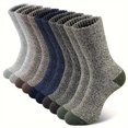 thumbnail image 1 of 5 Pairs Merino Wool Socks For Men, Super Thick Hiking Socks Thermal Socks For Cold Weather, 1 of 5
