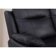 thumbnail image 4 of Alexent Manual Faux Leather Recliner Couch Reclining Arm Chair in Black, 4 of 9