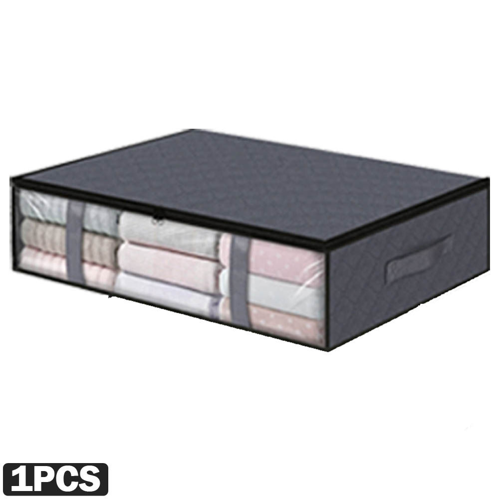 1Pack Underbed Storage Bags, Large Clothes Blankets Underbed Storage