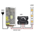 thumbnail image 2 of Dc 12v 24v Led Dimmer Switch 30a 360w Voltage Regulator Adjustable Dimmers Shytmv, 2 of 5