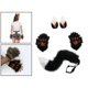 thumbnail image 2 of Juego de guantes y de clip sintética, accesorio de disfraces de Nad de Halloween, accesorios , accesorios de juego de rol para mujeres Sunnimix Juguetes de disfraces de fiesta, 2 of 8