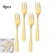 thumbnail image 2 of Juego de tenedores para tartas Kitchen Craft, acero inoxidable, dorado, 8 piezas, 2 of 5