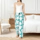 thumbnail image 4 of Balery Vintage Floral Pantalones de pijama para mujer, pijamas ultraligeros, pantalones de estar por casa-Small, 4 of 6