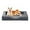 Grey, variant on Orthopedic Dog Bed for Large Dogs, Supportive Foam Big Large Pet Bed Sofa with Washable Removable Cover, Waterproof Dog Couch Bed, Non-Slip Bottom and Egg-Crate Foam, Grey