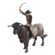 thumbnail image 1 of Tholdsy PVC Bull with Rider Figurines Model Party Favor Decor for Children Kits de construcción modelo Estilo B, 1 of 1