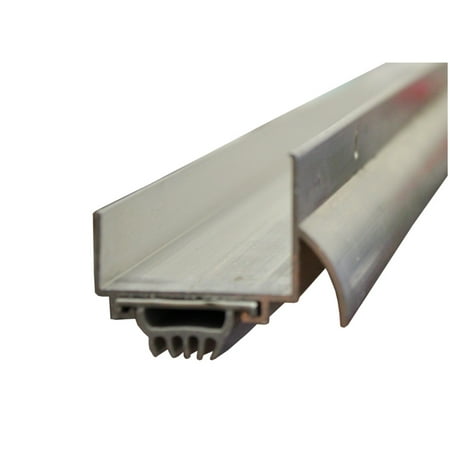 1-3/8" X 36" Aluminum And Vinyl Door Bottom Weatherstrip With Drip Cap