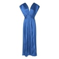 Vedolay Prom Dresses for Teens 2024 Puffy Sleeve V Neck Tea Length