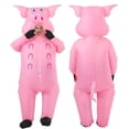 thumbnail image 1 of Inflatable Pig Costume - Adult Pink Pig Blow Up Costume, 1 of 6