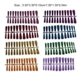 thumbnail image 4 of Soidarity Presione el diseño de uñas postizas Parche de manicura artificial Decoraciones terminadas Pulido Profesional Chica Herramientas de belleza para Arte de uñas Púrpura claro Soidarity CE012360-08B, 4 of 6