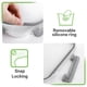 thumbnail image 3 of Juego de 24 Contenedores para Alimentos de Vidrio Borosilicato HOMBERKING, 3 of 7
