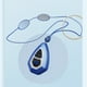 thumbnail image 2 of Seitruly Masajeador de cuello alimentado por batería, carga USB, 1200 mAh, Control de botón, colgante, elegante, 15 engranajes, herramienta de Protección de la piel Blanco Seitruly CE014738-01B, 2 of 6