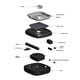 thumbnail image 2 of Metal Electric Ashtray Smokeless Usb Anti-Odor Anti-Smoke Smell Proof Air Purifier Smoke Vacuum Cleaner Accessories, 2 of 5
