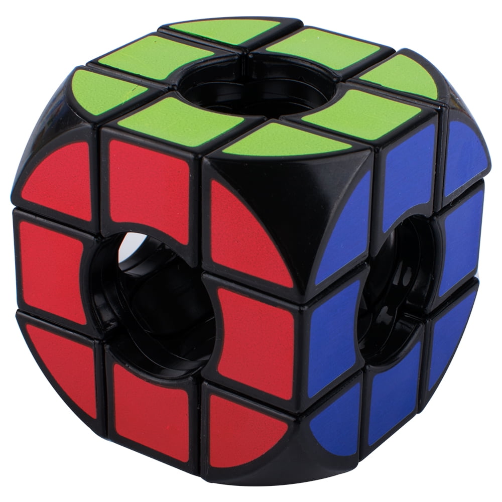 Delicacyon 3x3 Sixfaced Hollow Speed Rubik Cube, Black Base Magic