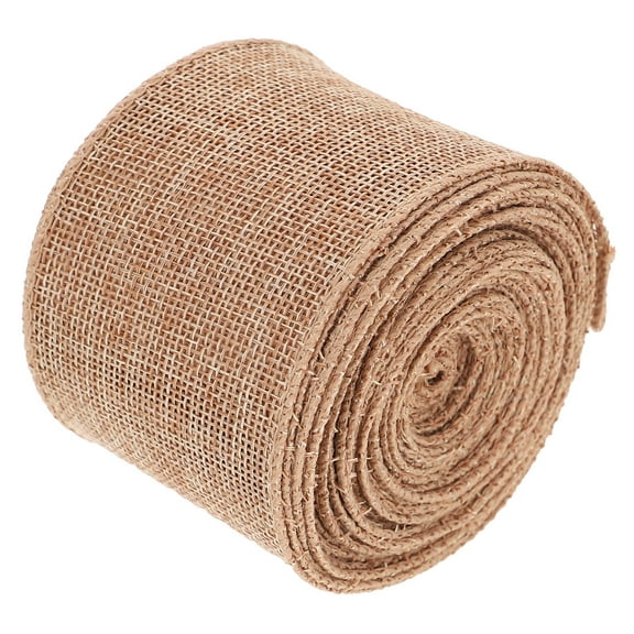 IDEANATEGRATE 1Set Ribbon for Crafting and Holiday Parties in Light Brown 900x6 3cm