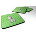 thumbnail image 1 of "Treasures Polkadot Zebra Watercolor Decorative coasters, 3.5, Multicolor" Caroline's Treasures BB7377FC, 1 of 1