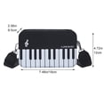 thumbnail image 3 of Jiibva Piano Printed Bag Novelty Shoulder Bag Casual Women Handbag PU Leather Purse for Shopping Travel Camping and Daily Use, 3 of 7