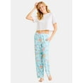 thumbnail image 3 of Smurf Women’s and Women’s Plus Print Sleep Pants, Sizes XS-3X, 3 of 6