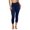 True Navy, variant on | Sueded Athletic Capri Legging (True Navy, Large)