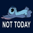 thumbnail image 2 of Men's Lilo & Stitch Not Today Sweatshirt Navy Blue 2X Large, 2 of 4