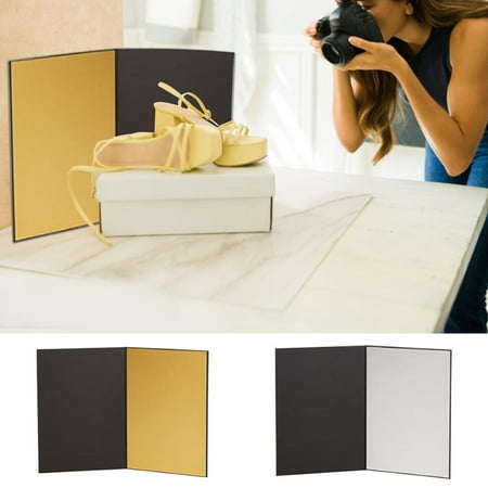 Image of GlorySunshine Photography Reflector Cardboard A4 Thickened Foldable Folding Light Diffuser Board Light Fill Board forPhoto Studio