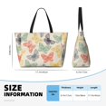 thumbnail image 4 of Fuzoiu Butterfly Print Waterproof Beach Tote Bag for Women Girls with Zipper,Sandproof Pool Swim Bag,Large Capacity Beach Travel Bag for Pool Swim Travel Everyday, 4 of 7