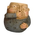 thumbnail image 2 of Maceta con forma de cabeza divertida, centro de mesa, figura con forma de nariz Chico, 2 of 8