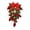 A003- D, variant on Christmas Wreath for Front Door 18 Inch Artificial Greenery Christmas Door Decorations Hanging Pre Decorated Spruce Pinecone Ornament for Porch Window Home Holiday Red and Gold