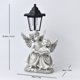 thumbnail image 2 of Estatuas de ángeles solares de resina con forma de dos ángeles, 33,5 cm, con luz, 2 of 3