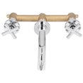 thumbnail image 2 of Water Tap, Pretty Design Copper Double Cross Handle Faucet  For Rest Room Electroplating, 2 of 8