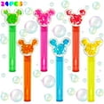 thumbnail image 1 of Juego de varitas de burbujas con temática de ratón para fiestas, 24 unidades, para niños, 1 of 7