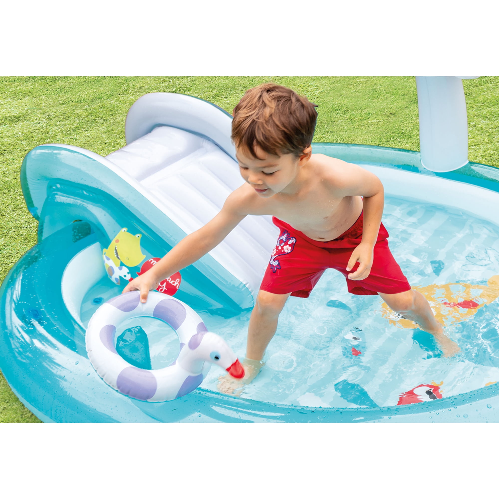 Intex gator inflatable play center discount