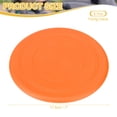 thumbnail image 2 of Uxcell Flying Disc Soft Silicone Colorful Flying Disk Flyer for Outdoor Sports Training Playing Lawn Game Orange, 2 of 5