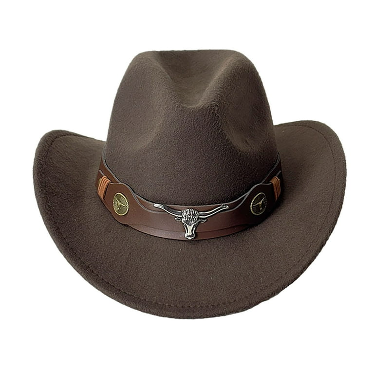 Vintage western style outdoor cowboy hat Vintage Rare Hat,brown Western Cowboy Distressed. - Etsy main image 2