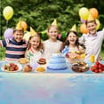 thumbnail image 2 of JilgTeok 1 Packs Disposable Iridescent Tablecloth Home Decoration Waterproof Table Cover for Party Supplies Outdoor Camping Picnic, 2 of 7