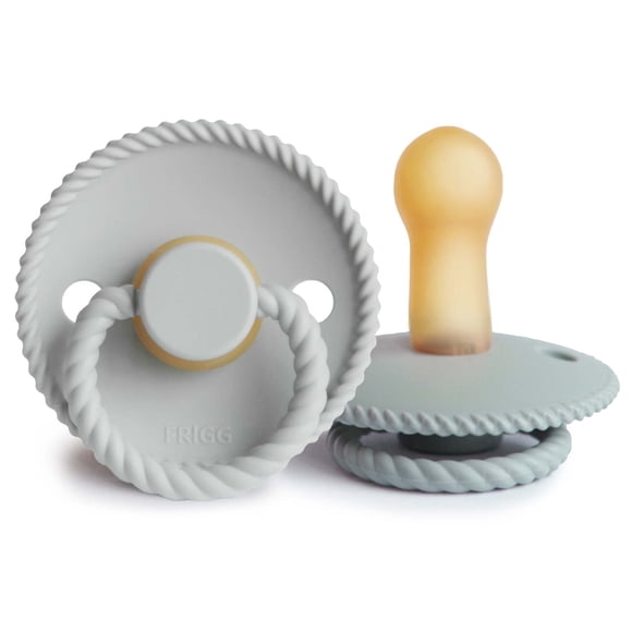 Chupete FRIGG con Cuerda de Caucho Natural Sin BPA 6-18 Meses