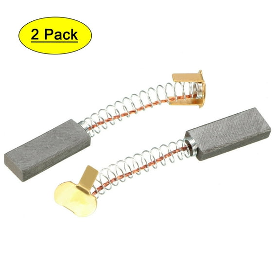 Carbon Brushes for Electric Motors 18mm x 8mm x 4mm Replacement Part Set of 2