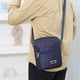 thumbnail image 5 of Bolsa de pecho para hombres y mujer bandolera bandolera | Bolso de hombro versátil de cuero sintético | Correa ligera, ajustable, multicompartimento | Marrón Azul Verde | Viajes al aire libre, 5 of 6