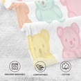 thumbnail image 5 of Yayeee 100% Cotton Hand Towels for Bathroom 16" x 28" Soft Absorbent Kitchen Towel, Cute Gummy Bears Pattern, 5 of 7