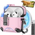 thumbnail image 1 of Funda para AirPods Pogelan de cuarta generación con soporte para teléfono y kit, 1 of 7