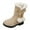 /g1Khaki89, variant on MEZZALL Kids High Boots Sports Outdoor Fashion Autumn Children Girls Solid Color Shoes Flat Thick Bottom Non- Easy To Wear PU Upper Comfortable Boots Stylish Footwear