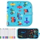thumbnail image 1 of Aprenda el tablero de graffiti para niños, práctica de pintura Tablero de graffiti con álbum de lápices para niños de 12 colores, libro de graffiti, reutilizable, portátil, extraíble, 14 páginas, 1 of 7