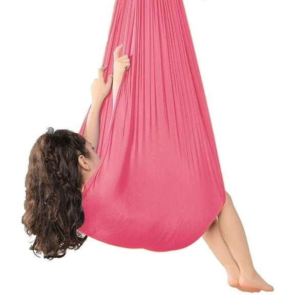 Sensory Swing Indoor Therapy Swing for Adults Kids and Teens W/More Special Needs Sensory Great for Autism,Has A Calming Effect On Children Needs (Gray)