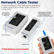 Professional RJ45 Pass-Through Crimp Tool Kit - All-in-One Network Repair Set for Cat5/Cat5e/Cat6 - Includes Tester, Stripper, Connectors