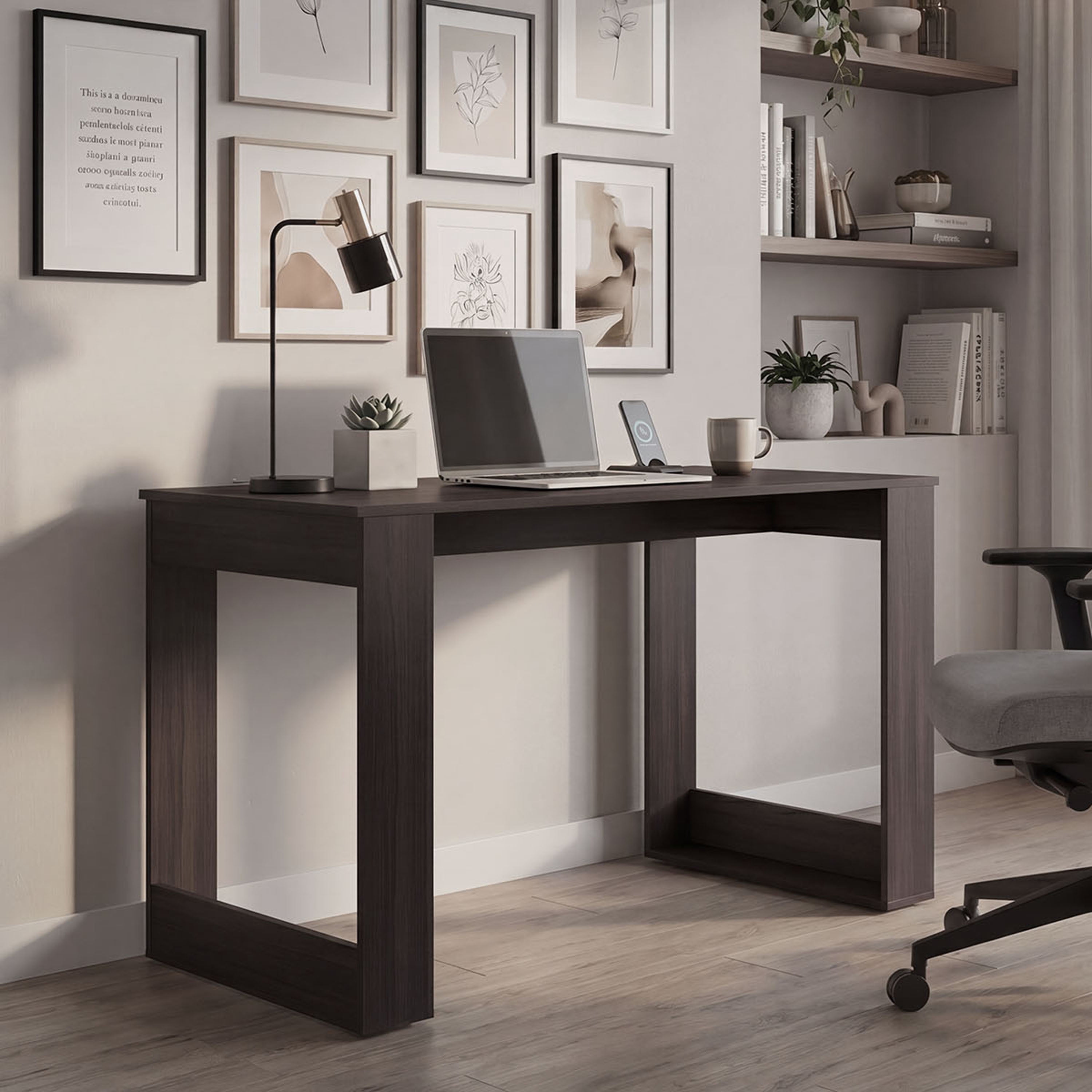 Astoutdoor Oviedo Writing Desk for Home Office, Spacious Tabletop, Durable Design