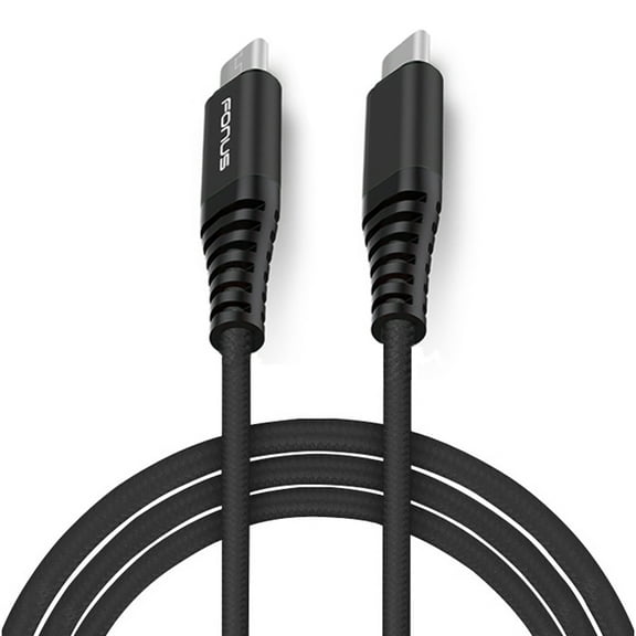 6ft USB Cable for OnePlus Nord N200 5G Phone - Type-C [C-to-C] Charger Cord Power Wire Sync Braided V8Z