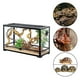 thumbnail image 1 of REPTI ZOO Terrario de Vidrio para Reptiles, Extra Grande Doble Puerta Frontal, 103 Lt 76cm X 30cm X 45cm, Acua Terrario de Cristal, Reptile Enclosure Knock-Down, Terrario Reptiles REPTI ZOO Terrario Knock down RK, 1 of 11