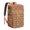 Brown Cartoon Dinosaurs, variant on Travel Cooler Bag - Brown White Dinosaurs Fossils Pattern Camping Beer Cooler Backpack with Bottle Opener- Waterproof Insulated Picnic Backpacks - Cooler Bag for Beach